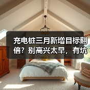 充电桩三月新增目标翻倍？别高兴太早，有坑