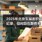2026年北京车展面积破纪录,但问题也跟着来了(图2) 2026年北京车展面积破纪录,但问题也跟着来了(图2)