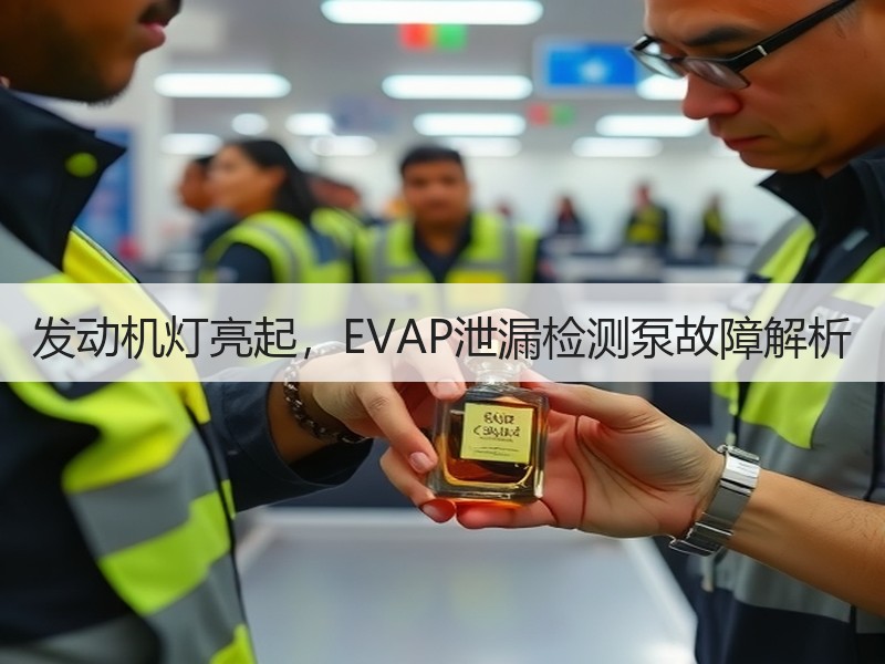 发动机灯亮起，EVAP泄漏检测泵故障解析