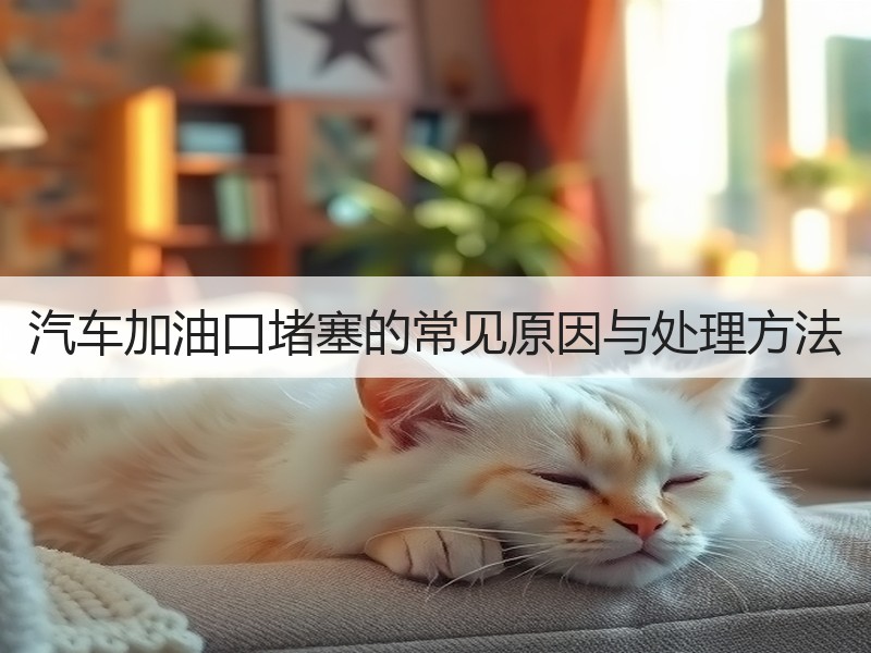 汽车加油口堵塞的常见原因与处理方法