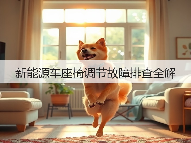新能源车座椅调节故障排查全解